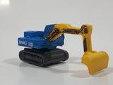 2019 Matchbox MBX Construction Atlas Excavator Blue Die Cast Toy Car Construction Equipment Vehicle