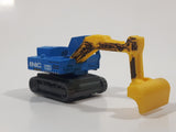 2019 Matchbox MBX Construction Atlas Excavator Blue Die Cast Toy Car Construction Equipment Vehicle