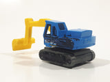 2019 Matchbox MBX Construction Atlas Excavator Blue Die Cast Toy Car Construction Equipment Vehicle