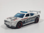 2018 Hot Wheels HW Metro 2009 Dodge Charger Drift Car Metro Police White Die Cast Toy Car Vehicle