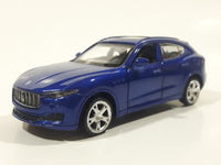 MSZ Maserati Levante Blue 1:43 Scale Pull Back Die Cast Toy Car Vehicle with Opening Doors