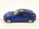 MSZ Maserati Levante Blue 1:43 Scale Pull Back Die Cast Toy Car Vehicle with Opening Doors