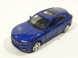 MSZ Maserati Levante Blue 1:43 Scale Pull Back Die Cast Toy Car Vehicle with Opening Doors