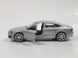 MSZ Audi A7 Silver 1:43 Scale Pull Back Die Cast Toy Car Vehicle with Opening Doors