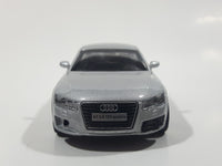 MSZ Audi A7 Silver 1:43 Scale Pull Back Die Cast Toy Car Vehicle with Opening Doors