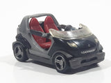 Kinder MPG C-139 Smart Crossblade Black Plastic Micro Miniature Toy Car Vehicle