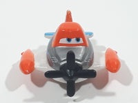 Disney Planes Dusty Crophopper Airplane Orange and White #7 Roller Ball Die Cast Toy Aircraft Vehicle