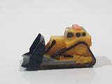 Tonka Tinys Bull Dozer Yellow Micro Miniature Die Cast Toy Construction Equipment Vehicle