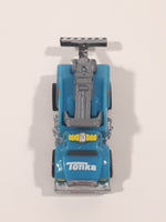 Tonka Tinys Tow Truck Blue Micro Miniature Die Cast Toy Car Vehicle