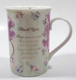 London Home Thank You 4 1/4" Tall Ceramic Coffee Mug Cup