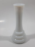 Vintage Mid Century Randall Beehive Style Milk Glass Bud Vase 6" Tall