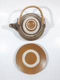 Vintage Japanese Clay Teapot And Saucer Set