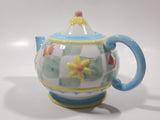 Oneida "Rainbow Garden" Patchwork Quilt Butterfly and Flower Pattern Tea Pot