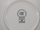 CIC Certified International Corporation Susan Winget Snowman 8" Collector Plate