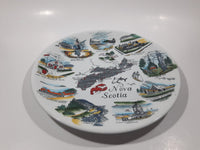 Vintage Alfred Meakin England Nova Scotia Landmarks 10" Diameter Souvenir Collector Plate