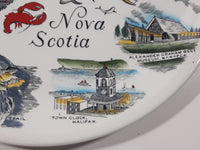 Vintage Alfred Meakin England Nova Scotia Landmarks 10" Diameter Souvenir Collector Plate
