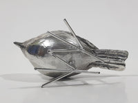 AuldHome Silver Bird Ornament