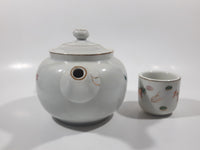 Antique Japanese Porcelain Tea Pot with Cup