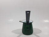 Vintage Small Green Enamel Butter Warmer