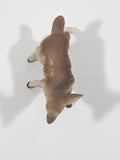 Vintage Baby Deer Fawn Miniature 2 1/8" Long Porcelain Figure