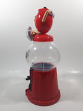 M&M's Red Character Lounging 11 1/2" Tall Plastic Gumball Machine Coin Bank