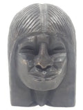 Aboriginal Art Native Head Face Carved 6" Tall Wood Wall Hanging