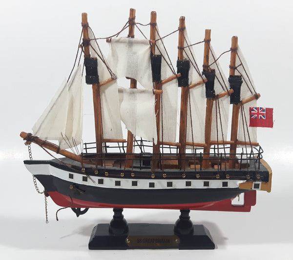 SS Great Britain 7 1/2" Long Wood Model Ship Boat