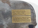 Shaman's Charm Killer Whale & Gunarh Tlingit Indian Tribe Southern Alaskan Coast 4 1/2" x 7" Resin Plaque Chips and Repair
