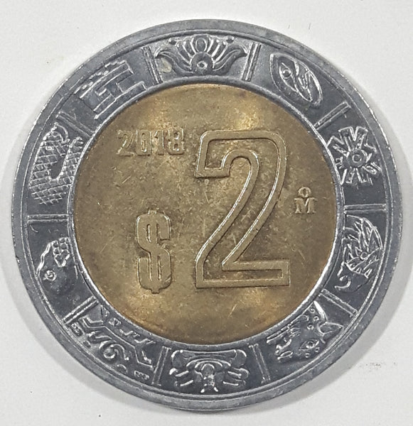 2018 Mexico Two 2 Peso Coin