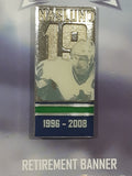 1970 - 2010 Vancouver Canucks 40th Anniversary Naslund 1996 - 2008 Retirement Banner Enamel Metal Lapel Pin