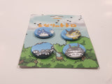 My Neighbor Totoro Round Button Pin 4-Pack