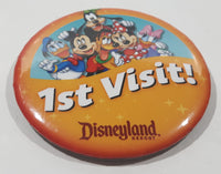 Disneyland Resort 1st Visit! 3" Round Button Pin