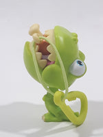 2018 Hasbro FurReal Little Big Bites Series 2 Green Dinosaur 2 1/4" Tall Toy Figure with Drumstick Bone Accessory