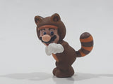 Nintendo Super Mario 3D Land Tanooki Mario Flying Raccoon Squirrel Suit Miniature 1 1/2" Tall Toy Figure