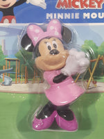 2022 Just Play Disney Junior Mickey Mouse Funhouse Minnie Mouse 2 3/8" Tall Toy Figure New in Package