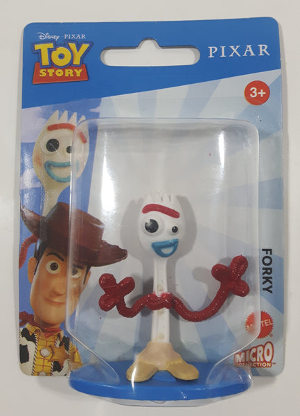2020 Mattel Disney Pixar Toy Story Micro Action Forky 2 1/4" Tall Toy Figure New in Package