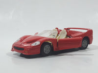 No. 8312 Ferrari F50 Convertible Red Pull Back 4 3/8" Long Die Cast Toy Car Vehicle with Opening Doors