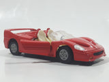 No. 8312 Ferrari F50 Convertible Red Pull Back 4 3/8" Long Die Cast Toy Car Vehicle with Opening Doors