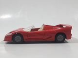 No. 8312 Ferrari F50 Convertible Red Pull Back 4 3/8" Long Die Cast Toy Car Vehicle with Opening Doors