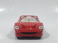 No. 8312 Ferrari F50 Convertible Red Pull Back 4 3/8" Long Die Cast Toy Car Vehicle with Opening Doors