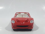 No. 8312 Ferrari F50 Convertible Red Pull Back 4 3/8" Long Die Cast Toy Car Vehicle with Opening Doors