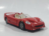 No. 8312 Ferrari F50 Convertible Red Pull Back 4 3/8" Long Die Cast Toy Car Vehicle with Opening Doors