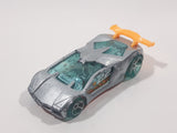 2013 Hot Wheels Road Rockets Impavido 1 Silver Die Cast Toy Car Vehicle