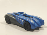 2012 Hot Wheels Eagle Massa Blue Die Cast Toy Car Vehicle Missing Spoiler