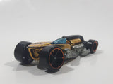 2013 Hot Wheels  HW Racing: Super Chromes Rat-ified Gold Chrome Die Cast Toy Car Vehicle