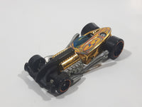 2013 Hot Wheels  HW Racing: Super Chromes Rat-ified Gold Chrome Die Cast Toy Car Vehicle