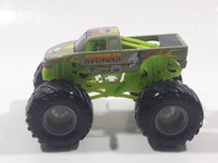 SML Monster Jam Avenger Monster Truck Grey and Bright Green Die Cast Toy Car Vehicle 58701