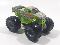 SML Monster Jam Avenger Monster Truck Grey and Bright Green Die Cast Toy Car Vehicle 58701