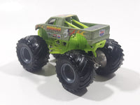 SML Monster Jam Avenger Monster Truck Grey and Bright Green Die Cast Toy Car Vehicle 58701