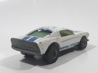 Vintage 1982 Hot Wheels Mustang Stocker Enamel White Die Cast Toy Car Vehicle
